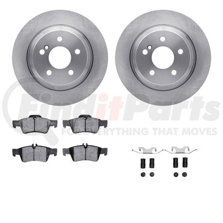 Dynamic Friction Company 6512-63381 Brake Rotor with 5000 Brake Pads and Hardware Kit