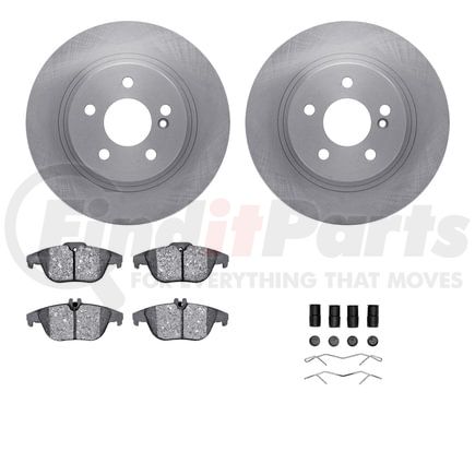Dynamic Friction Company 6512-63431 Brake Rotor with 5000 Brake Pads and Hardware Kit