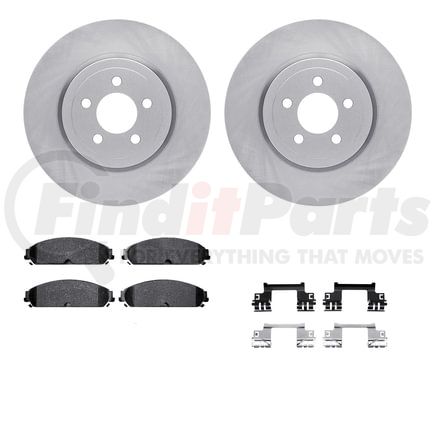 Dynamic Friction Company 6212-39107 Brake Rotor- HD Brake Pad - Hardware