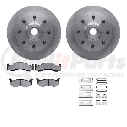 Dynamic Friction Company 6212-40312 Brake Rotor- HD Brake Pad - Hardware