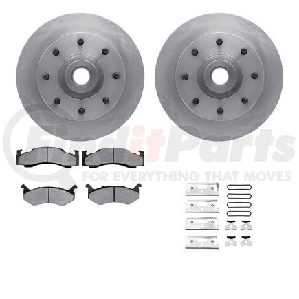 Dynamic Friction Company 6212-40405 Brake Rotor- HD Brake Pad - Hardware