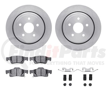 Dynamic Friction Company 6212-42007 Brake Rotor- HD Brake Pad - Hardware