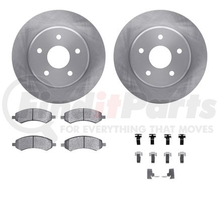 Dynamic Friction Company 6212-42105 Brake Rotor- HD Brake Pad - Hardware