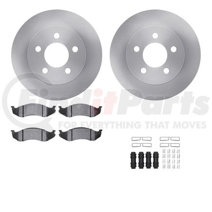 Dynamic Friction Company 6212-42186 Brake Rotor- HD Brake Pad - Hardware