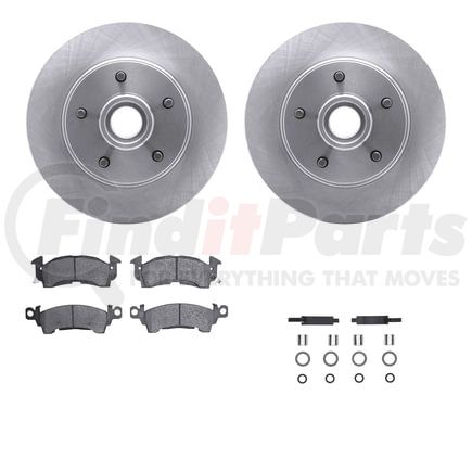 Dynamic Friction Company 6212-47101 Brake Rotor- HD Brake Pad - Hardware