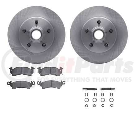 Dynamic Friction Company 6212-47280 Brake Rotor- HD Brake Pad - Hardware