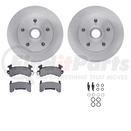 Dynamic Friction Company 6212-47110 Brake Rotor- HD Brake Pad - Hardware