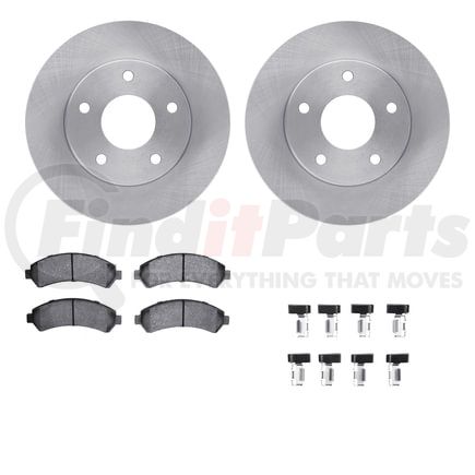 Dynamic Friction Company 6212-48004 Brake Rotor- HD Brake Pad - Hardware