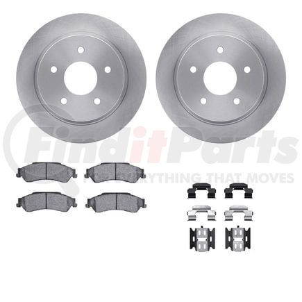 Dynamic Friction Company 6212-48001 Brake Rotor- HD Brake Pad - Hardware