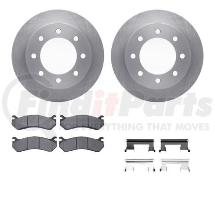 Dynamic Friction Company 6212-48025 Brake Rotor- HD Brake Pad - Hardware