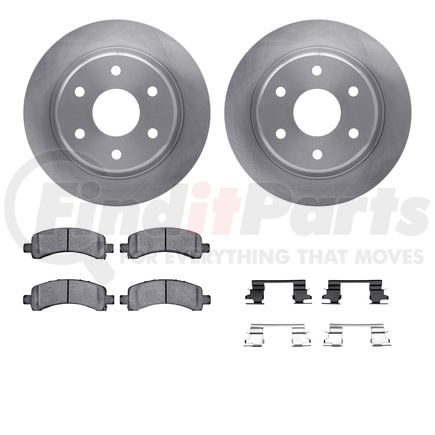 Dynamic Friction Company 6212-48032 Brake Rotor- HD Brake Pad - Hardware