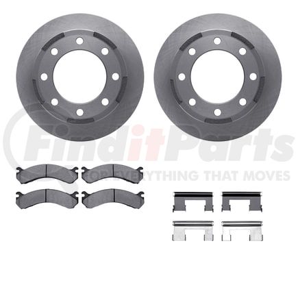 Dynamic Friction Company 6212-48037 Brake Rotor- HD Brake Pad - Hardware