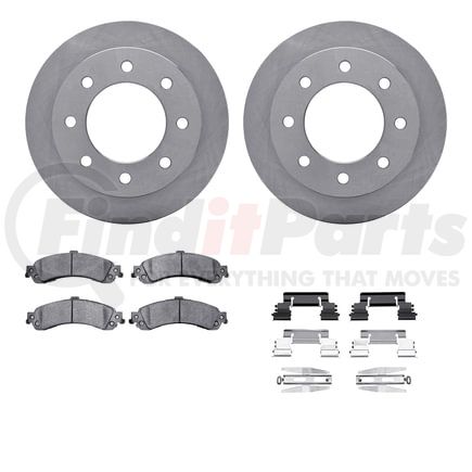 Dynamic Friction Company 6212-48053 Brake Rotor- HD Brake Pad - Hardware