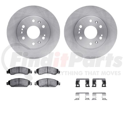 Dynamic Friction Company 6212-48061 Brake Rotor- HD Brake Pad - Hardware