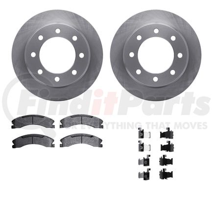 Dynamic Friction Company 6212-48067 Brake Rotor- HD Brake Pad - Hardware