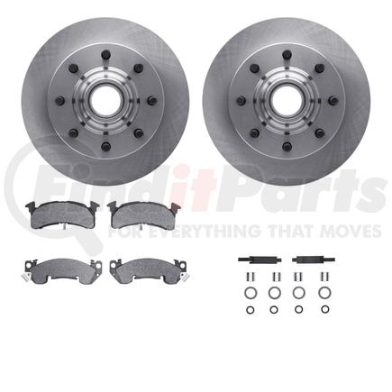 Dynamic Friction Company 6212-48094 Brake Rotor- HD Brake Pad - Hardware