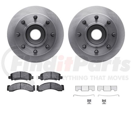 Dynamic Friction Company 6212-48079 Brake Rotor- HD Brake Pad - Hardware