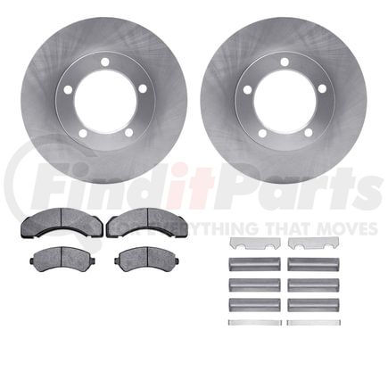 Dynamic Friction Company 6212-48198 Brake Rotor- HD Brake Pad - Hardware