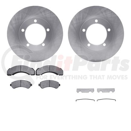 Dynamic Friction Company 6212-48195 Brake Rotor- HD Brake Pad - Hardware