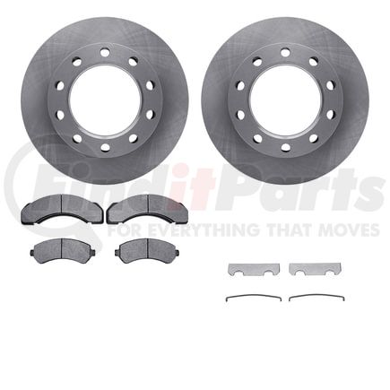 Dynamic Friction Company 6212-48207 Brake Rotor- HD Brake Pad - Hardware