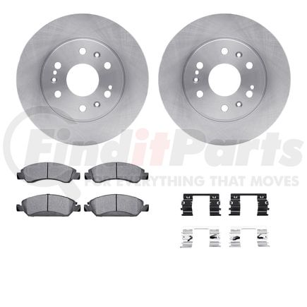 Dynamic Friction Company 6212-48313 Brake Rotor- HD Brake Pad - Hardware