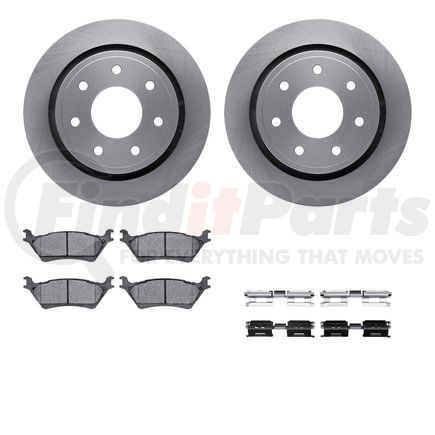 Dynamic Friction Company 6212-54025 Brake Rotor- HD Brake Pad - Hardware