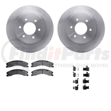 Dynamic Friction Company 6212-67013 Brake Rotor- HD Brake Pad - Hardware