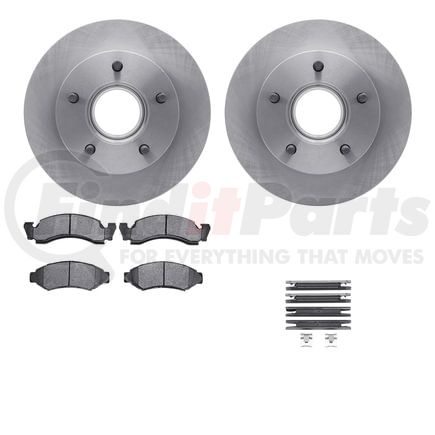 Dynamic Friction Company 6212-99290 Brake Rotor- HD Brake Pad - Hardware