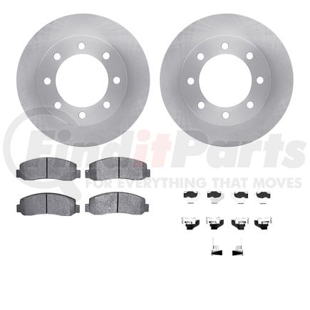 Dynamic Friction Company 6212-99591 Brake Rotor- HD Brake Pad - Hardware