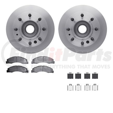 Dynamic Friction Company 6212-99663 Brake Rotor- HD Brake Pad - Hardware