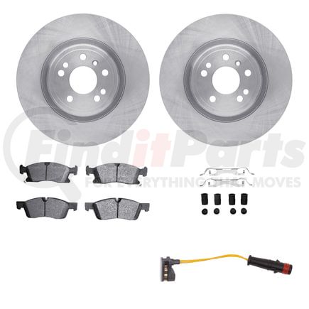 Dynamic Friction Company 6222-63001 Brake Rotor- HD Brake Pad - Hardware and Sensor