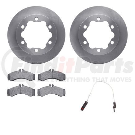 Dynamic Friction Company 6232-40001 Brake Rotor- HD Brake Pad - Sensor