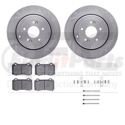 Dynamic Friction Company 6412-03003 Brake Rotor- HD Brake Pad - Hardware