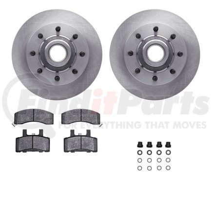 Dynamic Friction Company 6412-40013 Brake Rotor- HD Brake Pad - Hardware