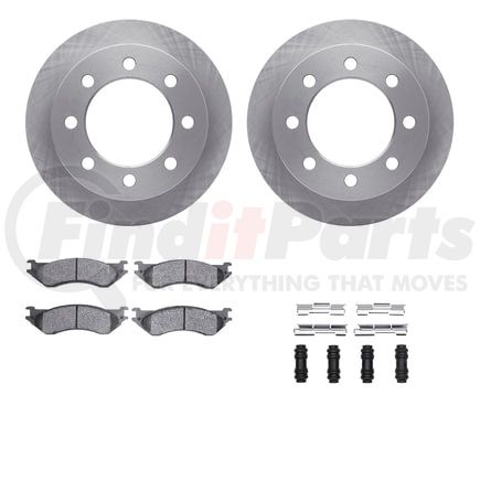 Dynamic Friction Company 6412-40025 Brake Rotor- HD Brake Pad - Hardware