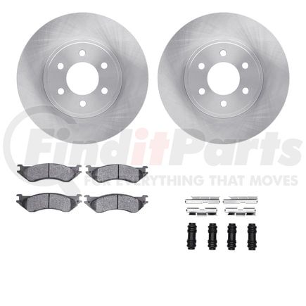 Dynamic Friction Company 6412-40040 Brake Rotor- HD Brake Pad - Hardware