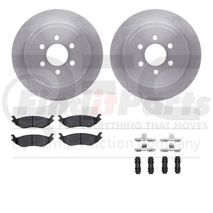Dynamic Friction Company 6412-40043 Brake Rotor- HD Brake Pad - Hardware