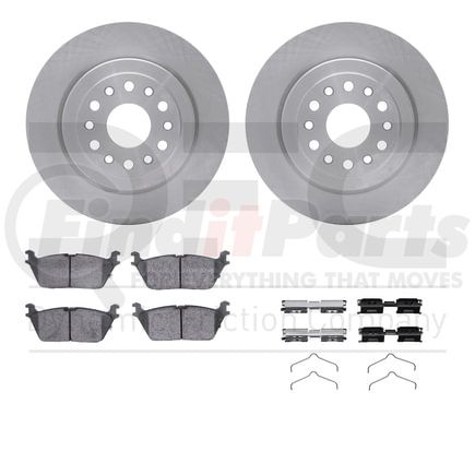 Dynamic Friction Company 6412-40076 Brake Rotor- HD Brake Pad - Hardware