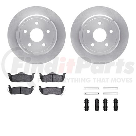 Dynamic Friction Company 6412-42004 Brake Rotor- HD Brake Pad - Hardware
