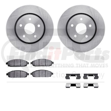 Dynamic Friction Company 6412-42001 Brake Rotor- HD Brake Pad - Hardware