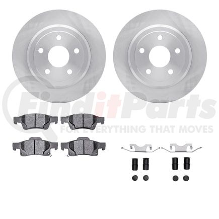 Dynamic Friction Company 6412-42013 Brake Rotor- HD Brake Pad - Hardware