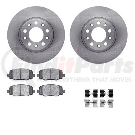 Dynamic Friction Company 6412-42040 Brake Rotor- HD Brake Pad - Hardware