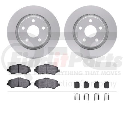 Dynamic Friction Company 6412-42127 Brake Rotor- HD Brake Pad - Hardware