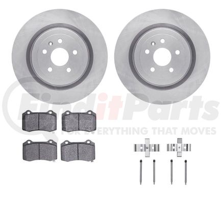 Dynamic Friction Company 6412-47022 Brake Rotor- HD Brake Pad - Hardware