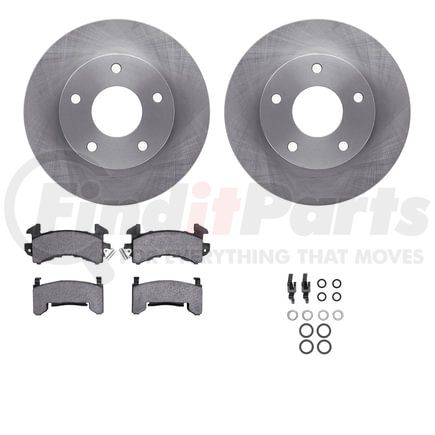 Dynamic Friction Company 6412-48004 Brake Rotor- HD Brake Pad - Hardware