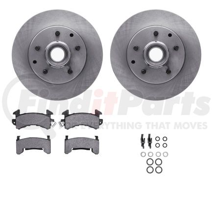 Dynamic Friction Company 6412-48028 Brake Rotor- HD Brake Pad - Hardware