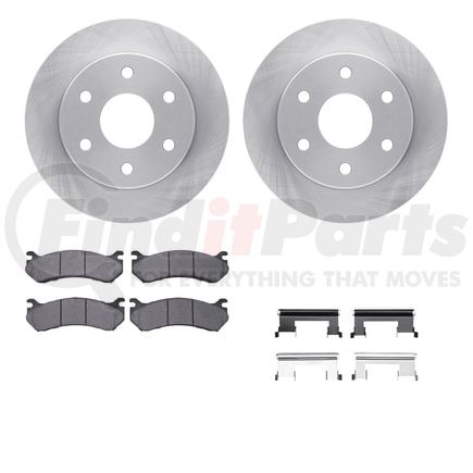 Dynamic Friction Company 6412-48064 Brake Rotor- HD Brake Pad - Hardware
