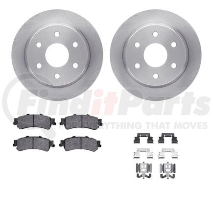 Dynamic Friction Company 6412-48068 Brake Rotor- HD Brake Pad - Hardware