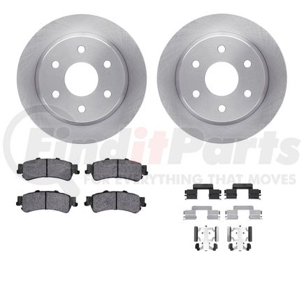 Dynamic Friction Company 6412-48067 Brake Rotor- HD Brake Pad - Hardware