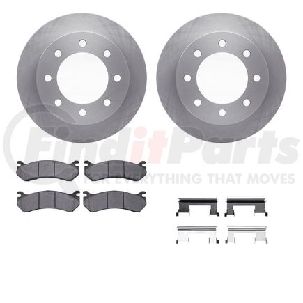 Dynamic Friction Company 6412-48079 Brake Rotor- HD Brake Pad - Hardware